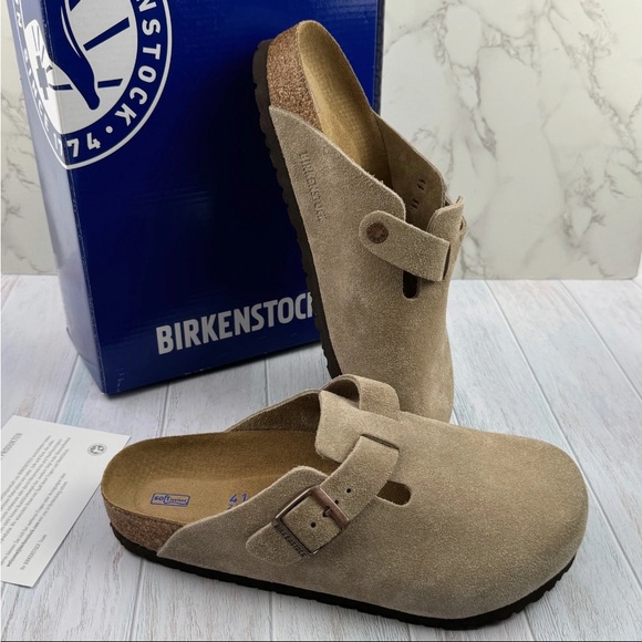 Birkenstock Beige Suede Slip-On Loafers main image 2